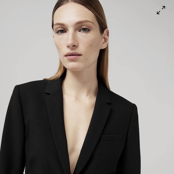 JACKET- Rag & Bone Razor Black Blazer - Picture 5 of 10